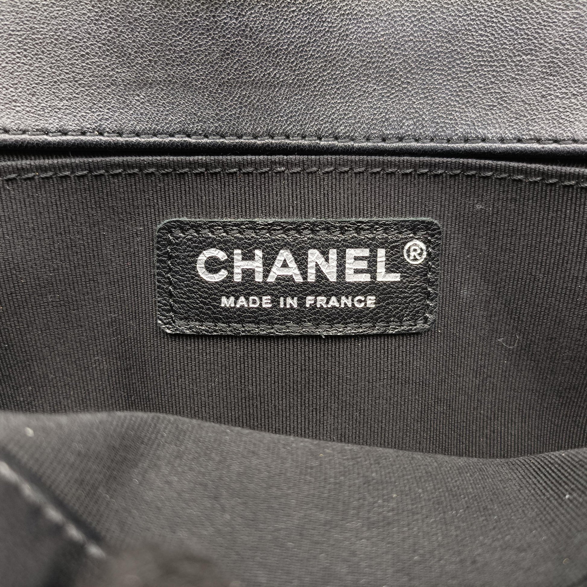 BOY CHANEL Black velour A67085 21399142ボーイシャネル ブラック ベロア A67085 21399142