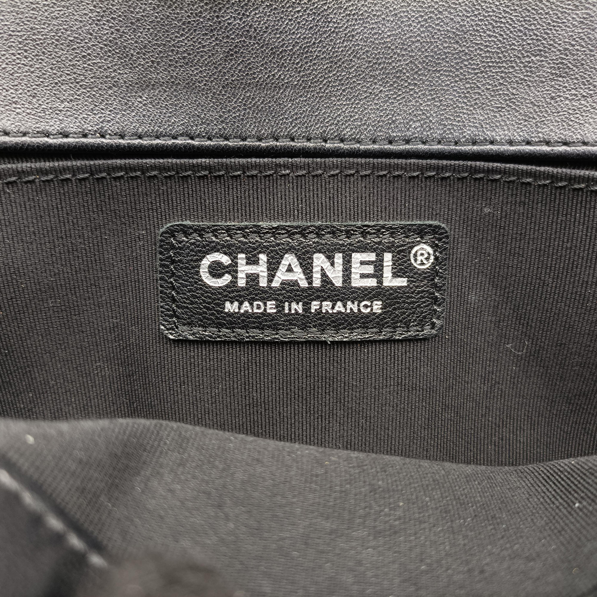 BOY CHANEL Black velour A67085 21399142ボーイシャネル ブラック ベロア A67085 21399142