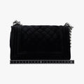 BOY CHANEL Black velour A67085 21399142ボーイシャネル ブラック ベロア A67085 21399142