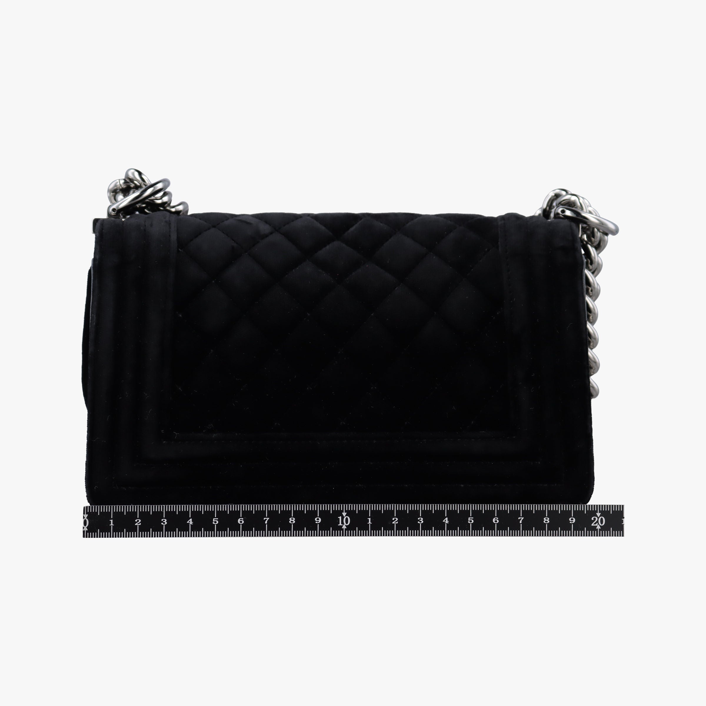 BOY CHANEL Black velour A67085 21399142ボーイシャネル ブラック ベロア A67085 21399142