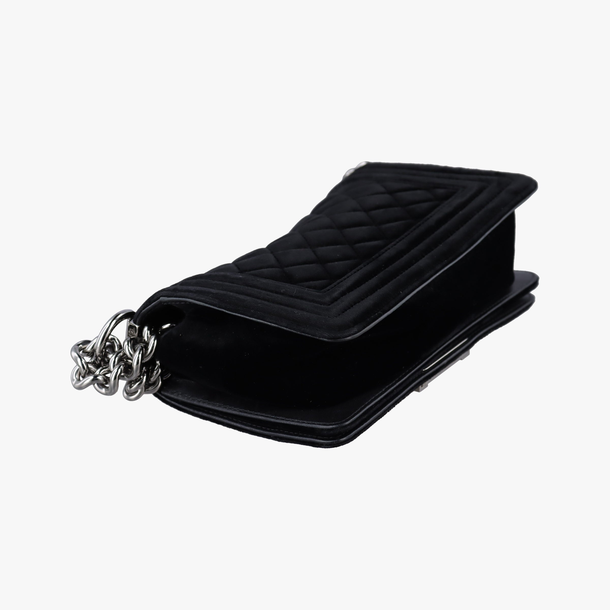 BOY CHANEL Black velour A67085 21399142ボーイシャネル ブラック ベロア A67085 21399142