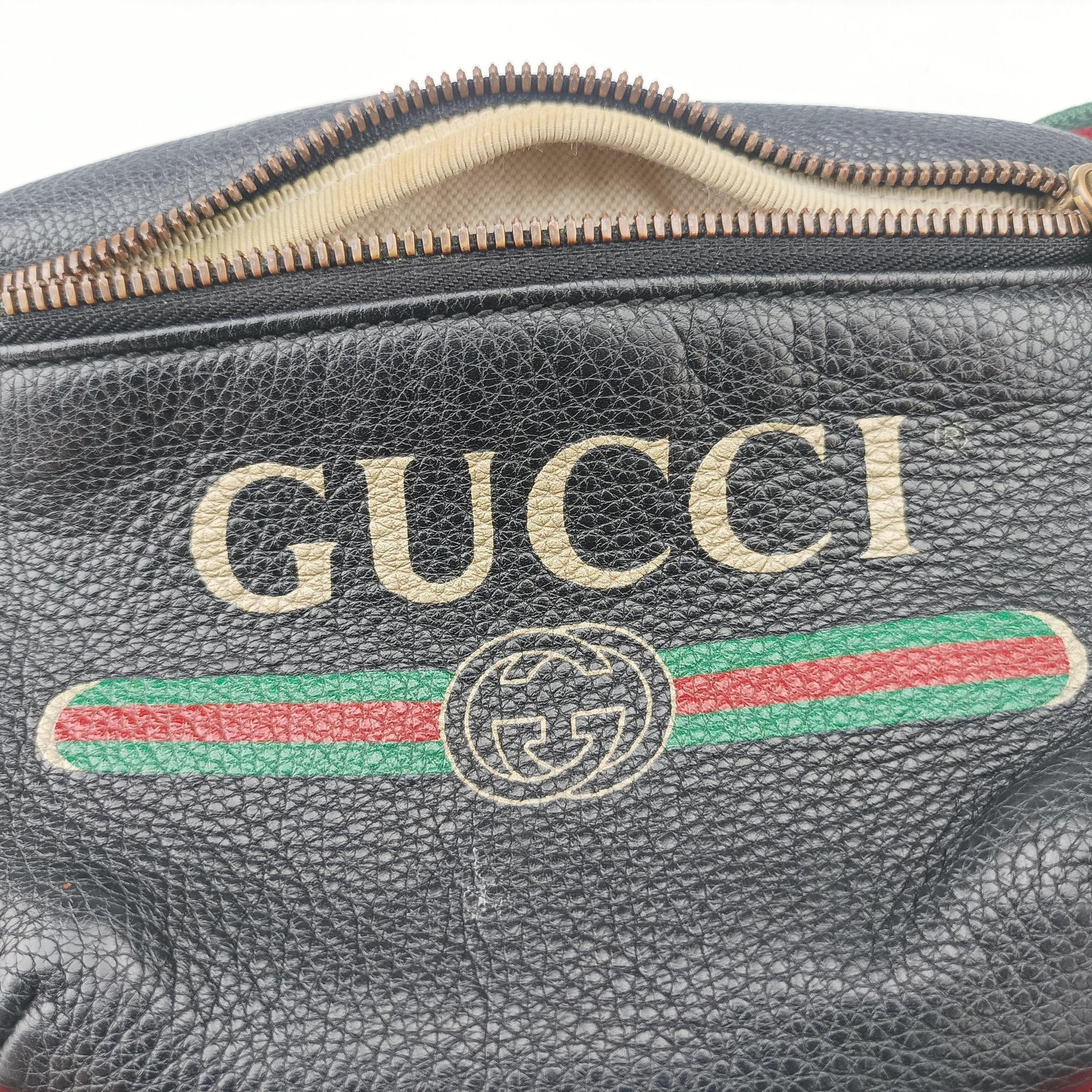 Print Black Leather 527792 A027101858グッチプリント ブラック レザー 527792 A027101858