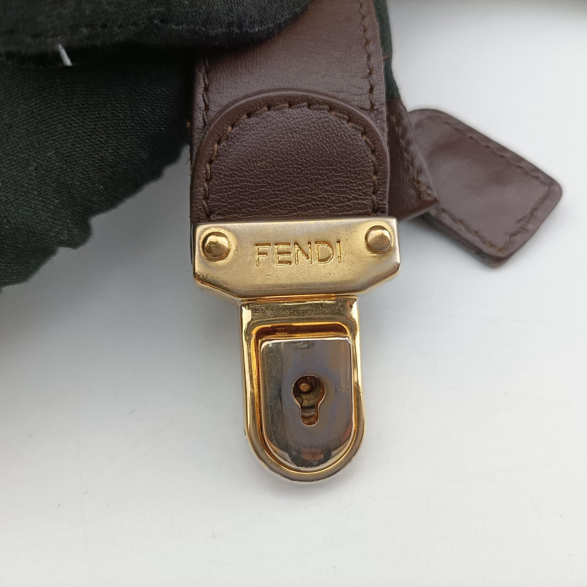 Zucca Print Brown canvas Lot number unknownズッカ プリント ブラウン キャンバス 製番不明