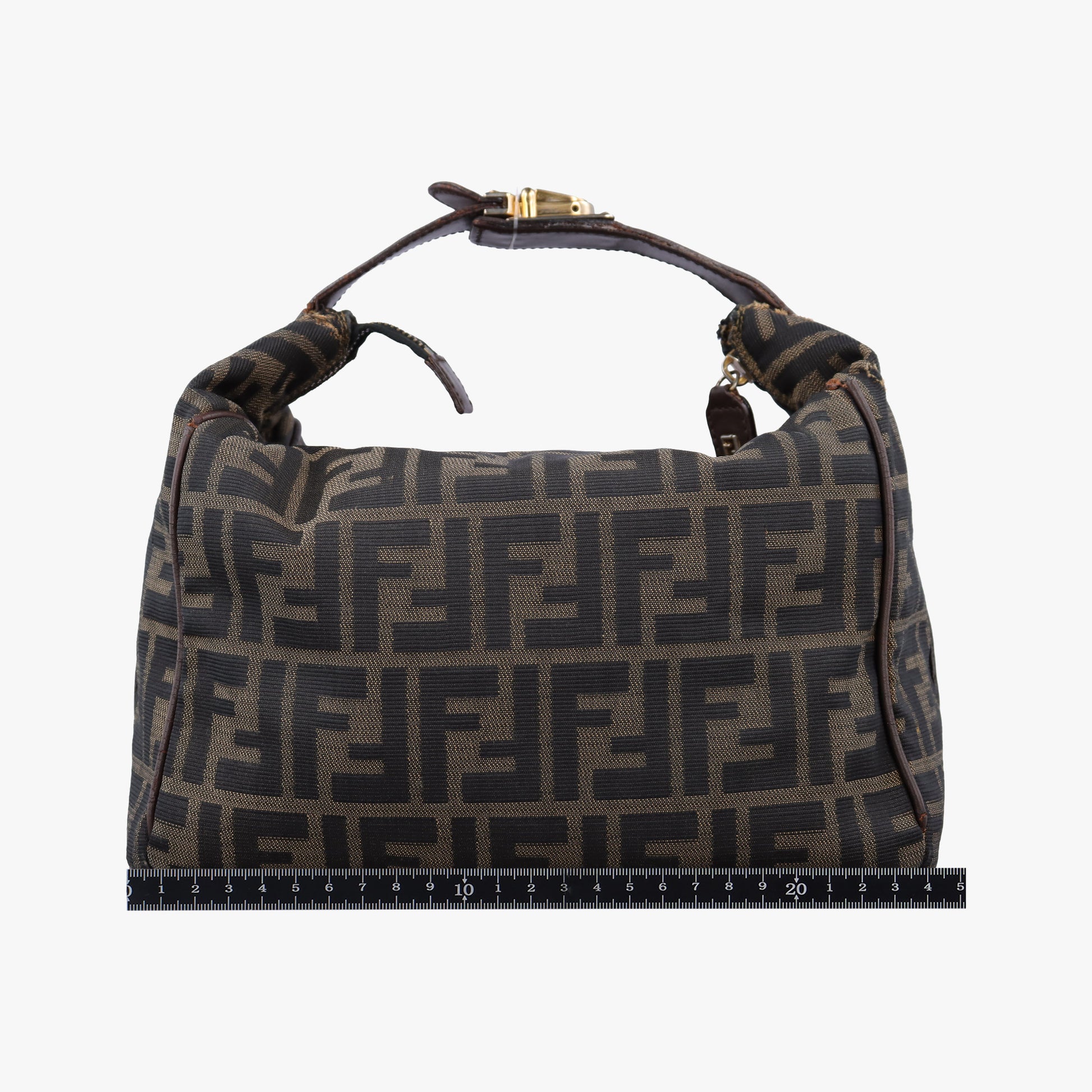Zucca Print Brown canvas Lot number unknownズッカ プリント ブラウン キャンバス 製番不明