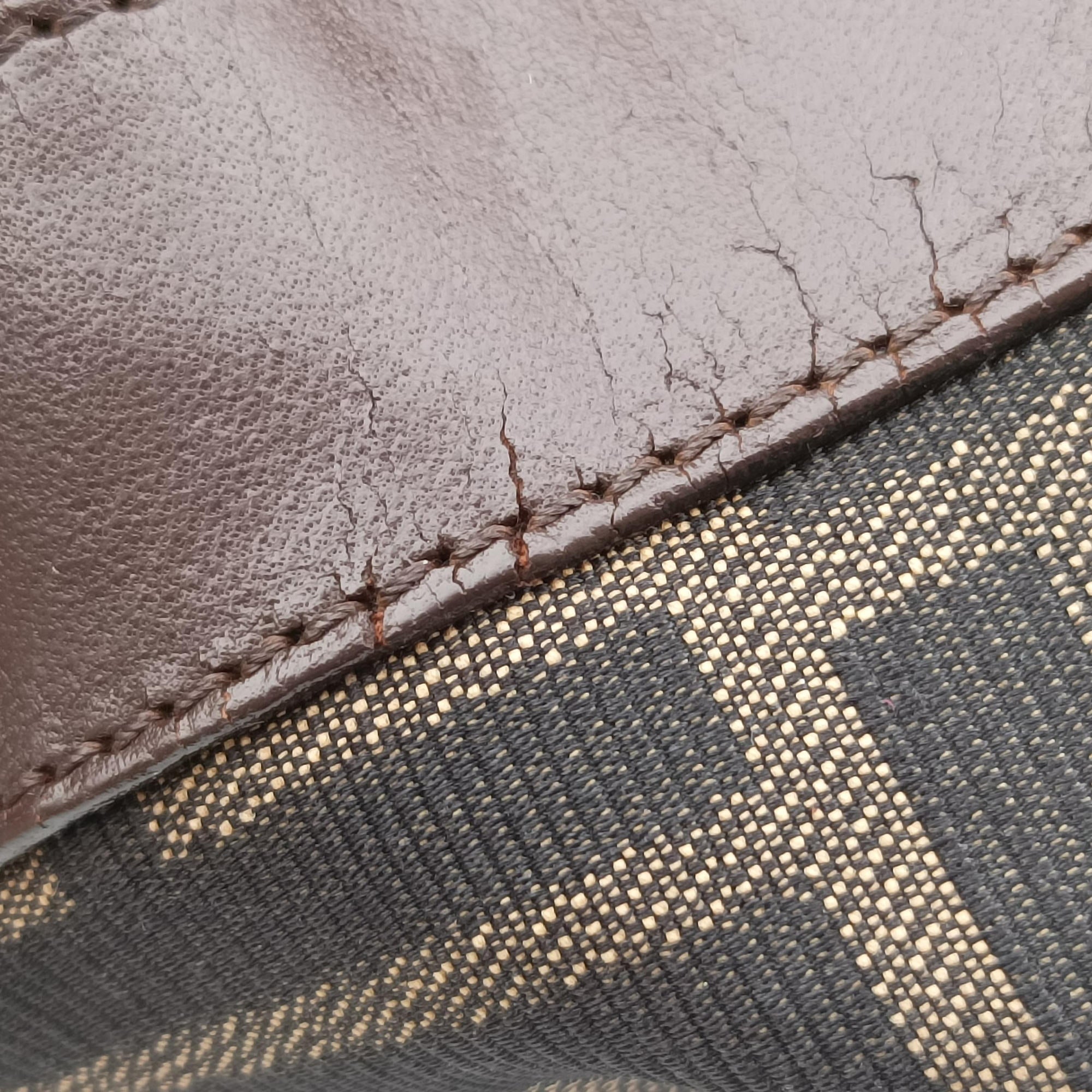 Zucca Print Brown canvas Lot number unknownズッカ プリント ブラウン キャンバス 製番不明
