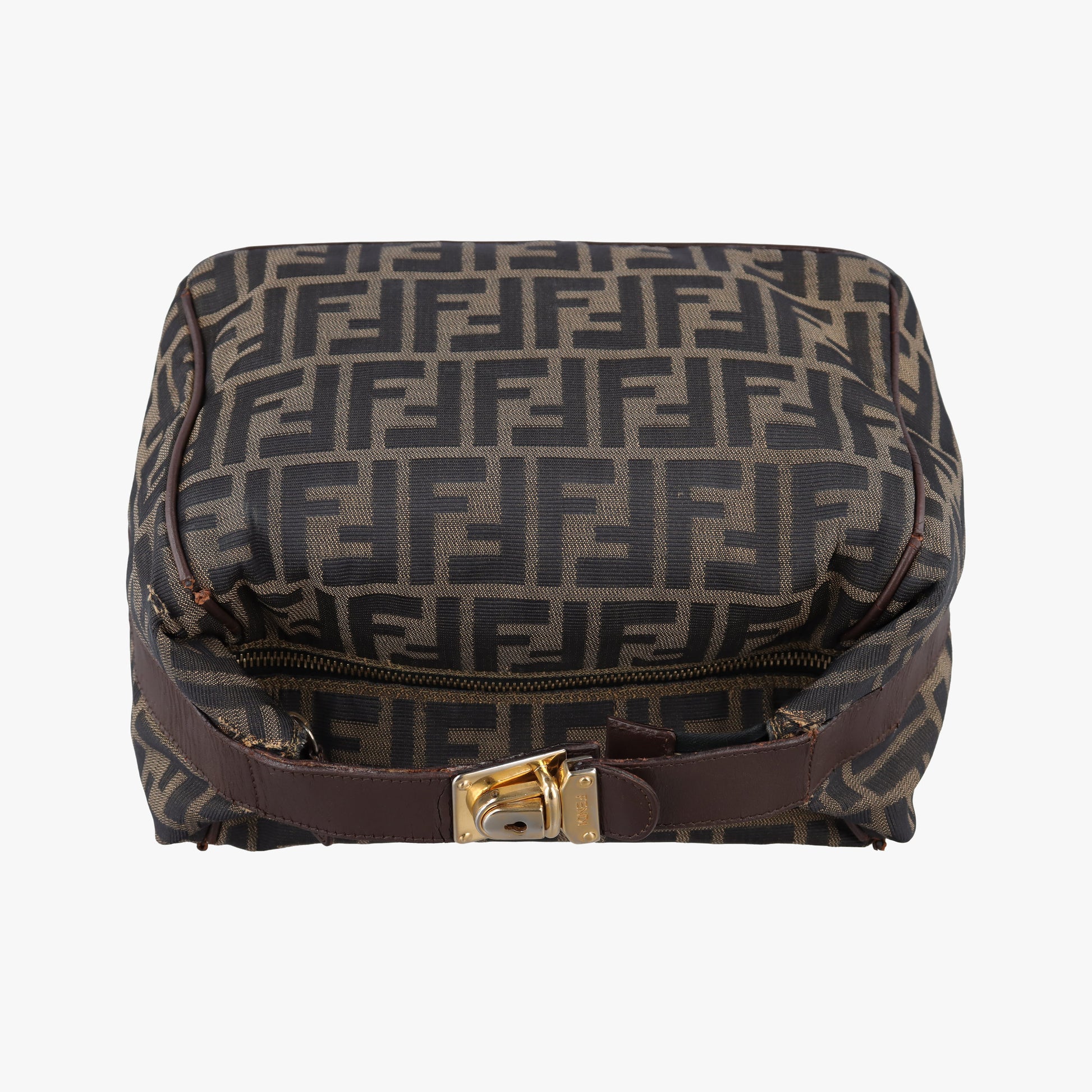 Zucca Print Brown canvas Lot number unknownズッカ プリント ブラウン キャンバス 製番不明