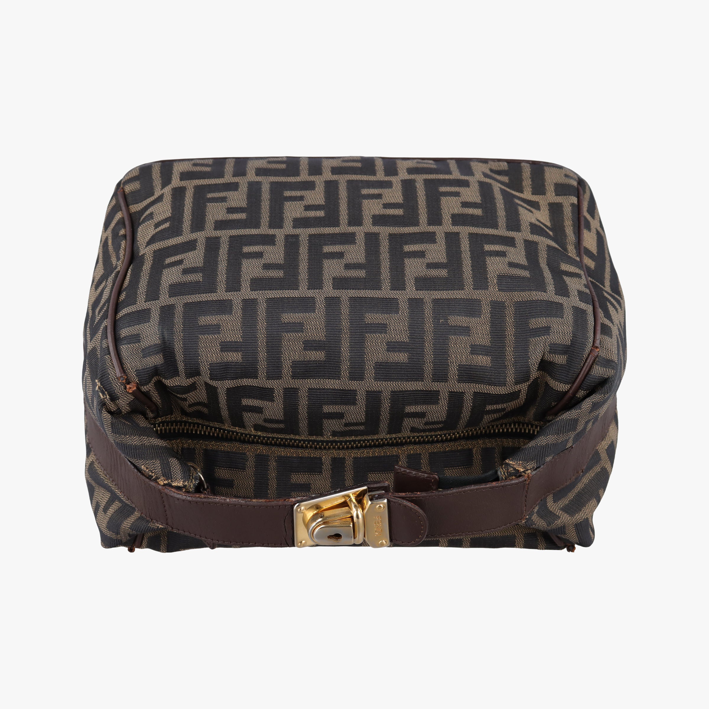 Zucca Print Brown canvas Lot number unknownズッカ プリント ブラウン キャンバス 製番不明