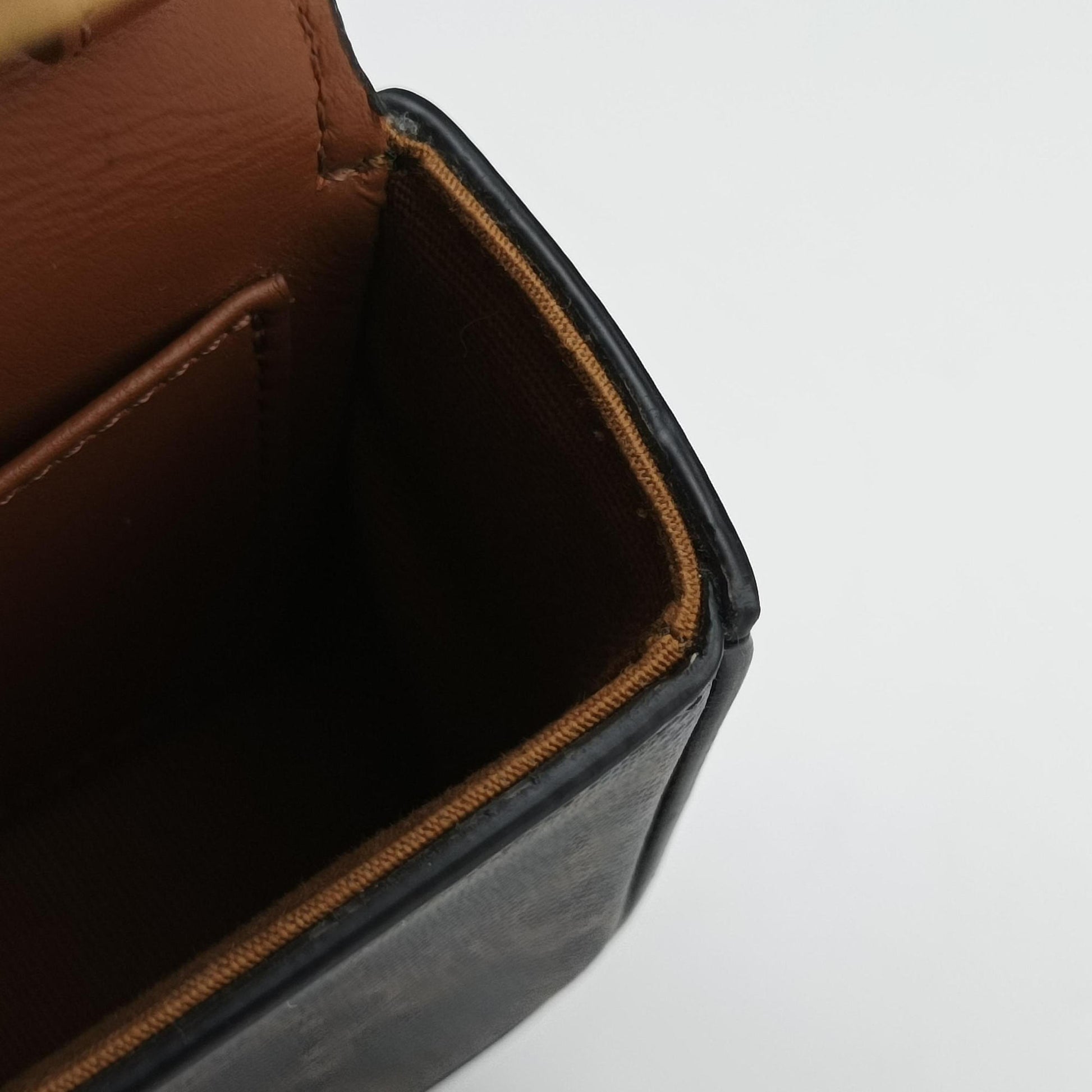 Mini Triomphe Brown PVC coated canvas S-RG-4252ミニトリオンフ ブラウン PVCコーティングキャンバス S-RG-4252