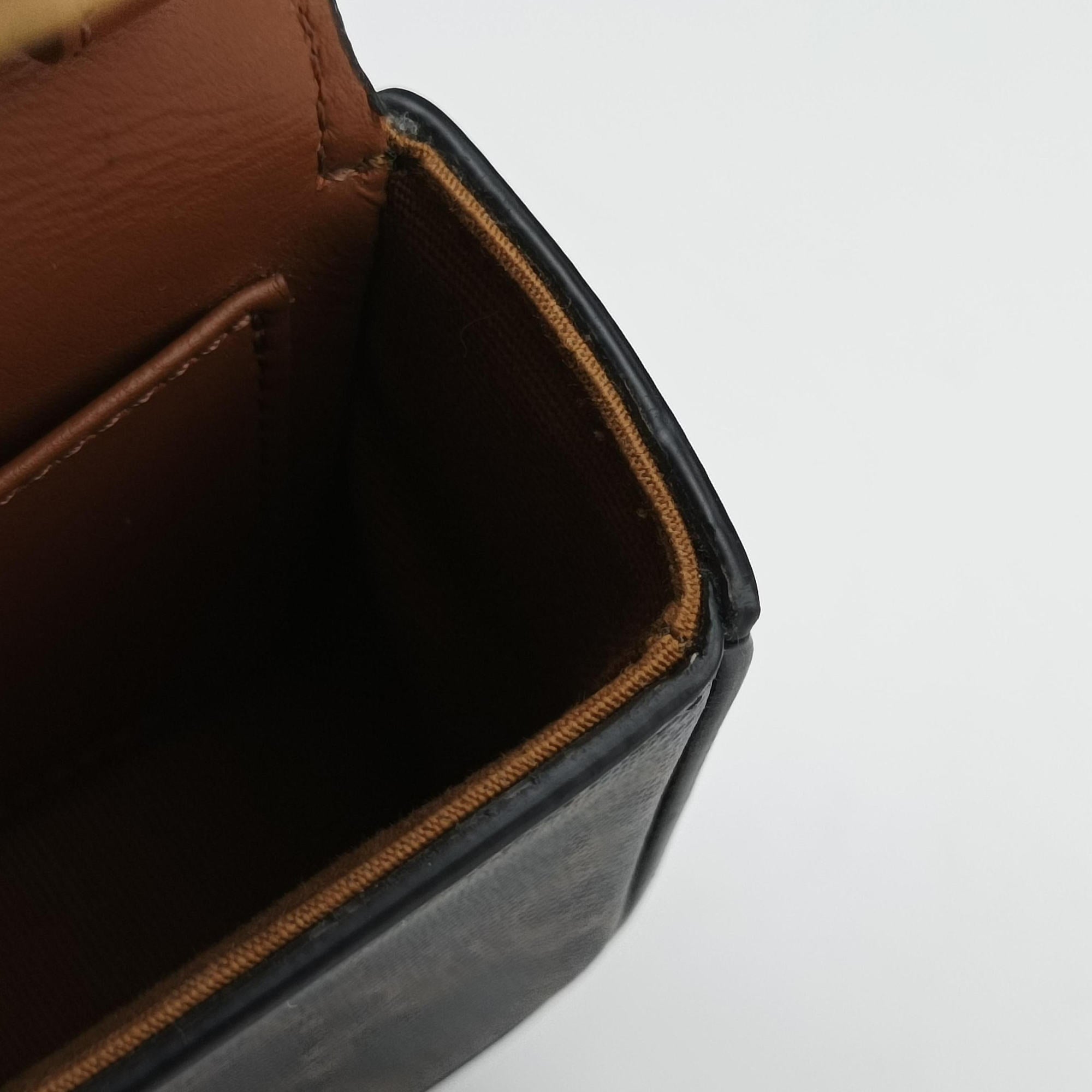 Mini Triomphe Brown PVC coated canvas S-RG-4252ミニトリオンフ ブラウン PVCコーティングキャンバス S-RG-4252