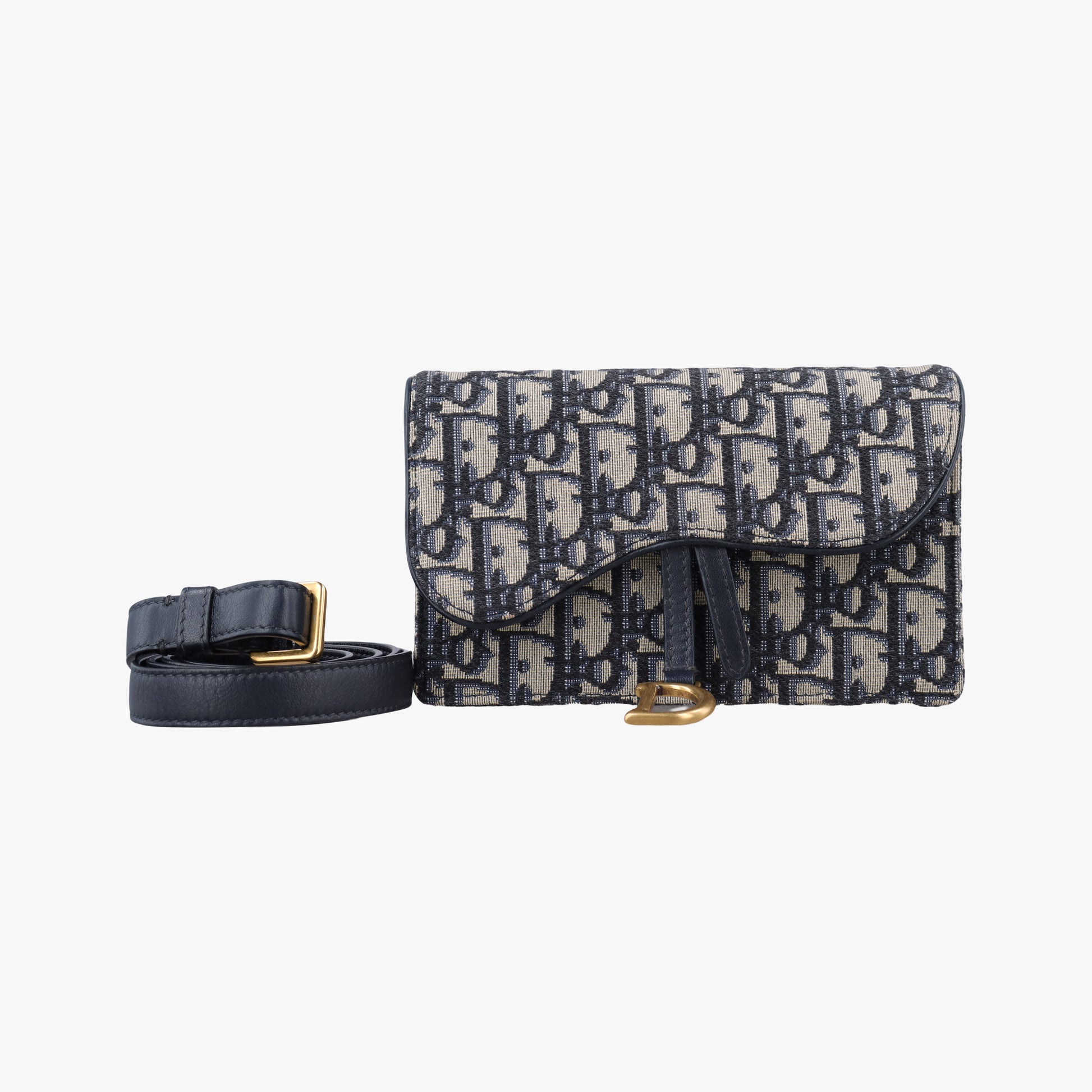 Saddle Navy×Gray jacquard 12-MA-0290サドル ネイビー×グレー ジャガード 12-MA-0290