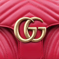 GG Marmont Red Leather 443497 F026764592GGマーモント レッド レザー 443497 F026764592