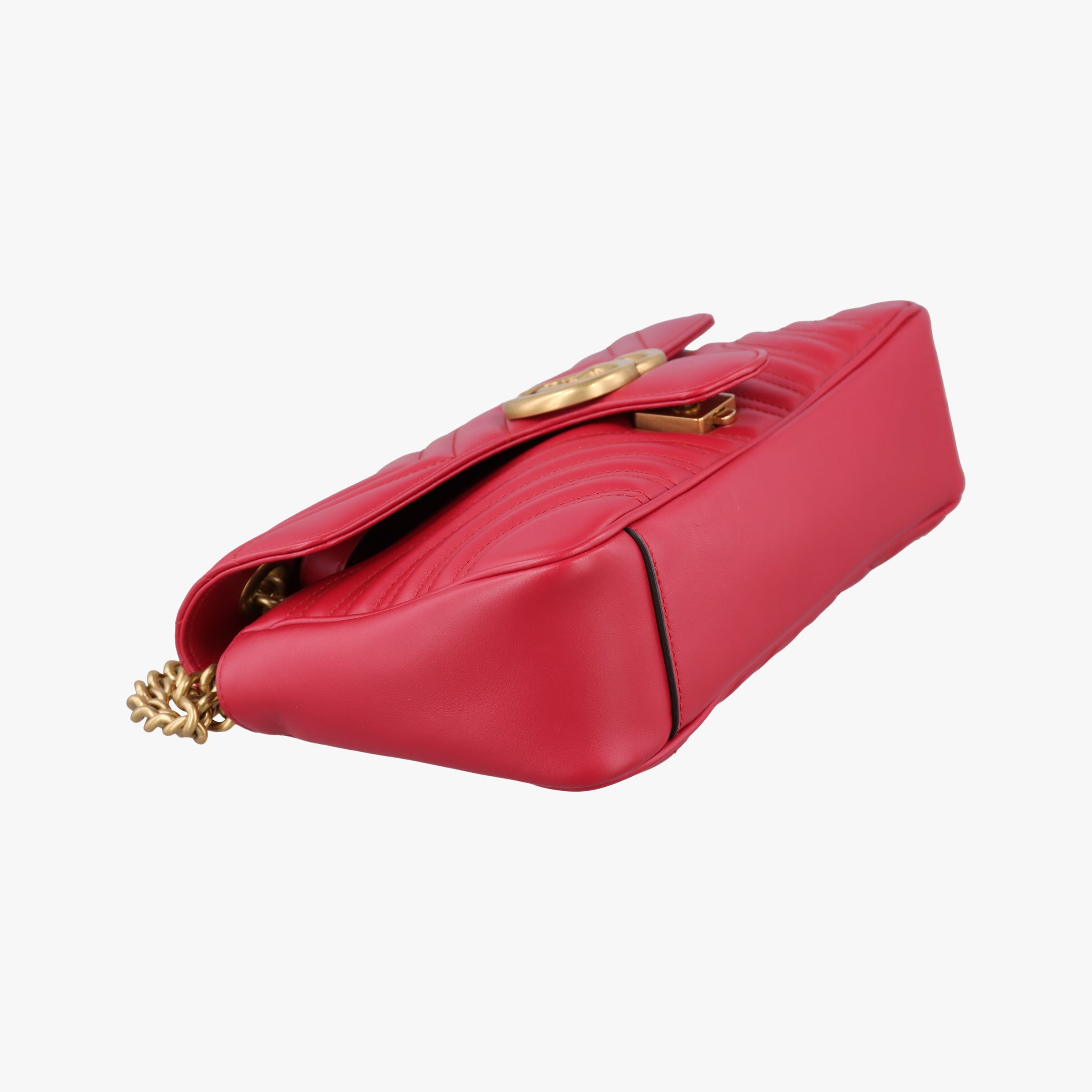 GG Marmont Red Leather 443497 F026764592GGマーモント レッド レザー 443497 F026764592