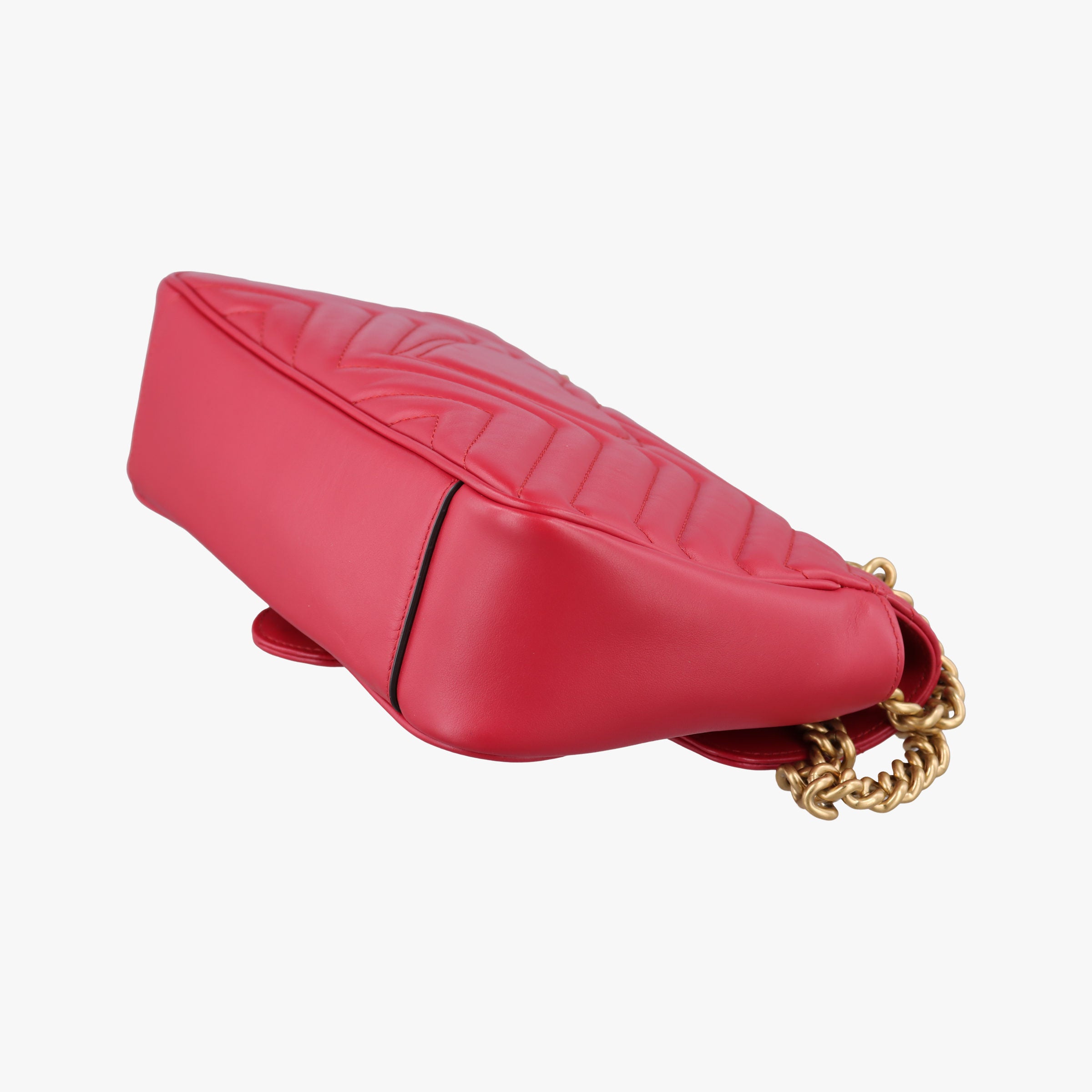 GG Marmont Red Leather 443497 F026764592GGマーモント レッド レザー 443497 F026764592