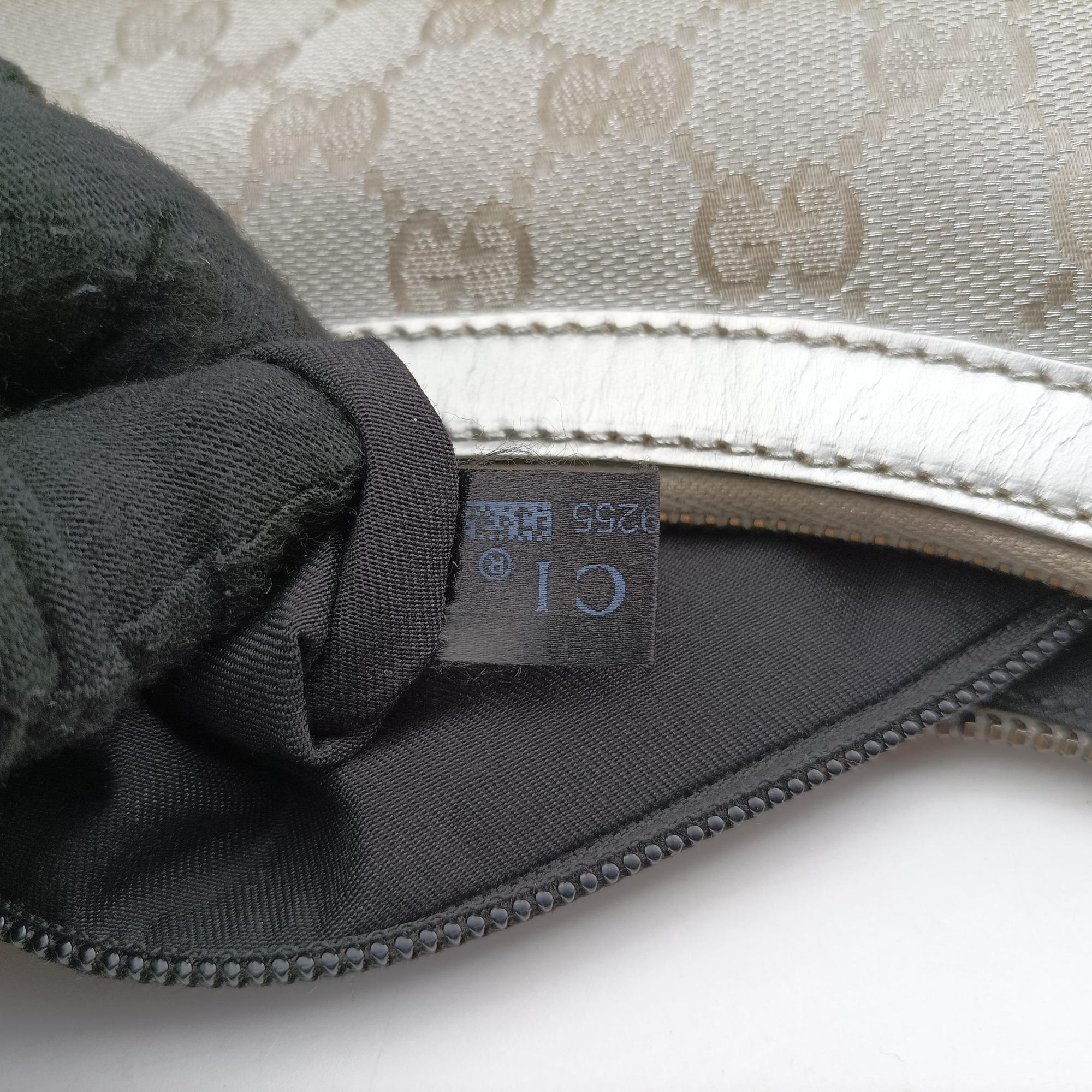 Sherry Line Gray Canvas×Leather 181092 D1109255シェリーライン グレー キャンバス×レザー 181092 D1109255