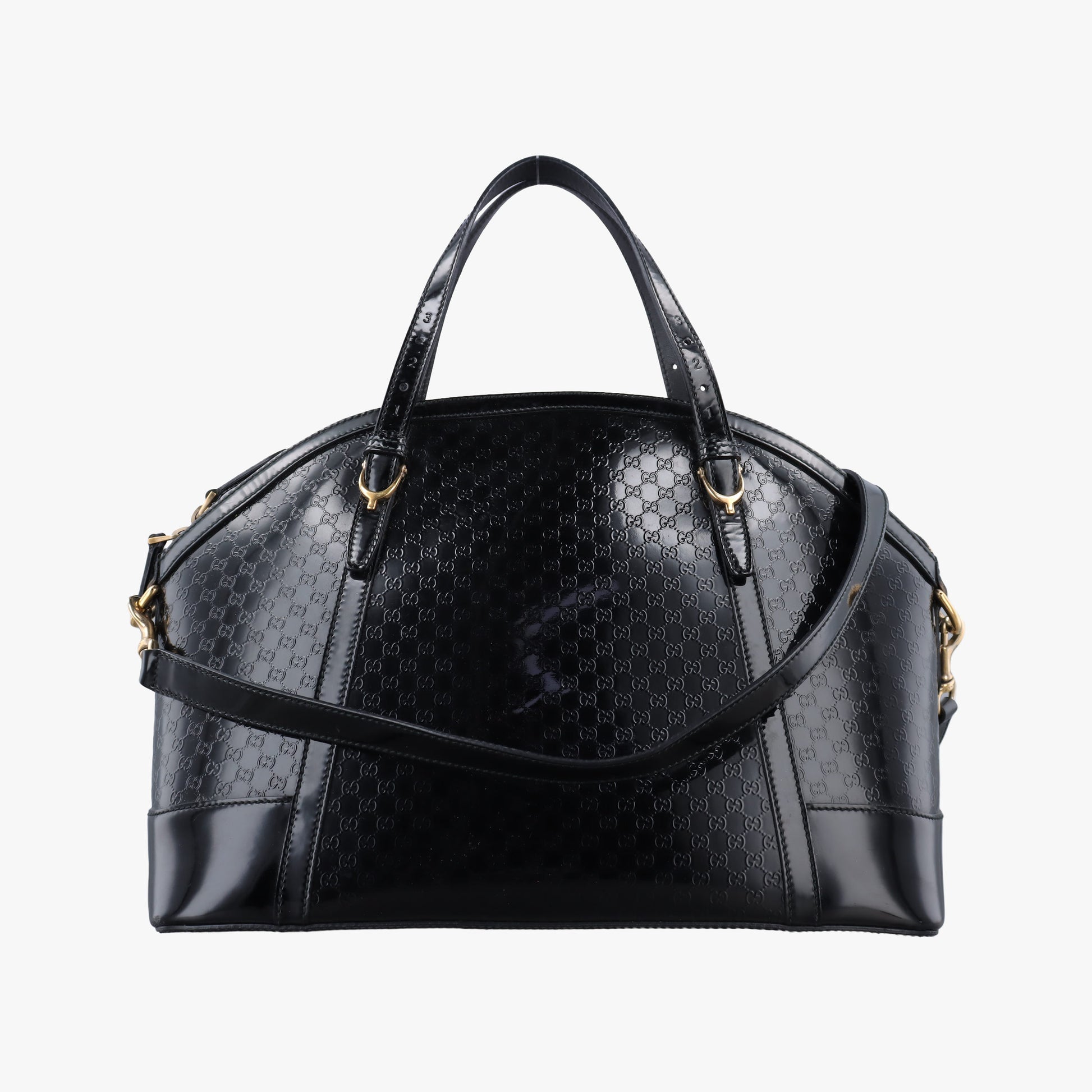 Microguccissima Black Patent 309614 D016612174マイクログッチシマ ブラック パテント 309614 D016612174