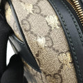 Bee GG Supreme beige×black PVC coated canvas×leather 427042 F027193087GGスプリーム ビー ベージュ×ブラック PVCコーティングキャンバス×レザー 427042 F027193087