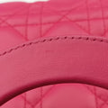 Lady Dior Rose lambskin 01-MA-0162レディディオール ローズ レッド ラムスキン 01-MA-0162