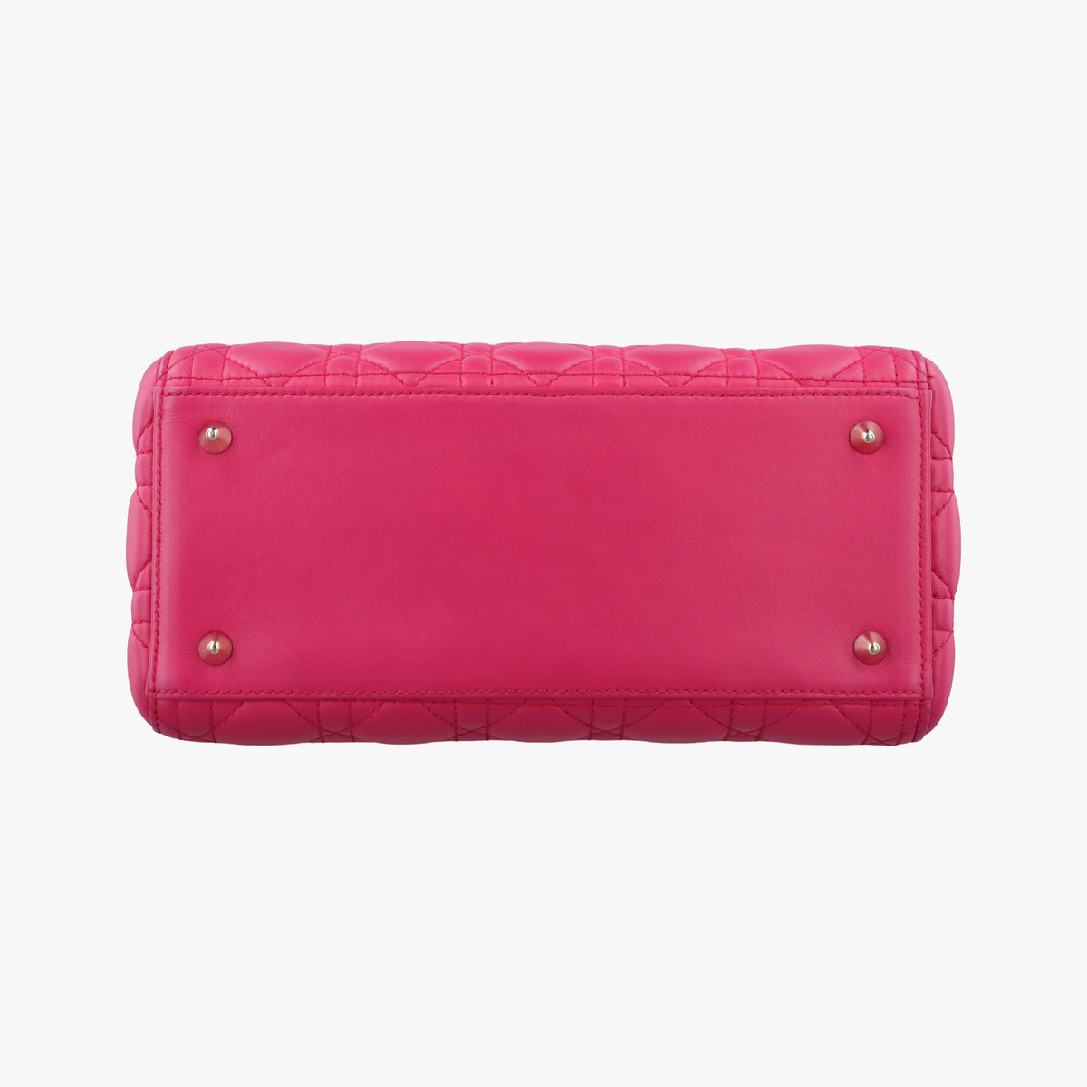 Lady Dior Rose lambskin 01-MA-0162レディディオール ローズ レッド ラムスキン 01-MA-0162