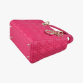Lady Dior Rose lambskin 01-MA-0162レディディオール ローズ レッド ラムスキン 01-MA-0162