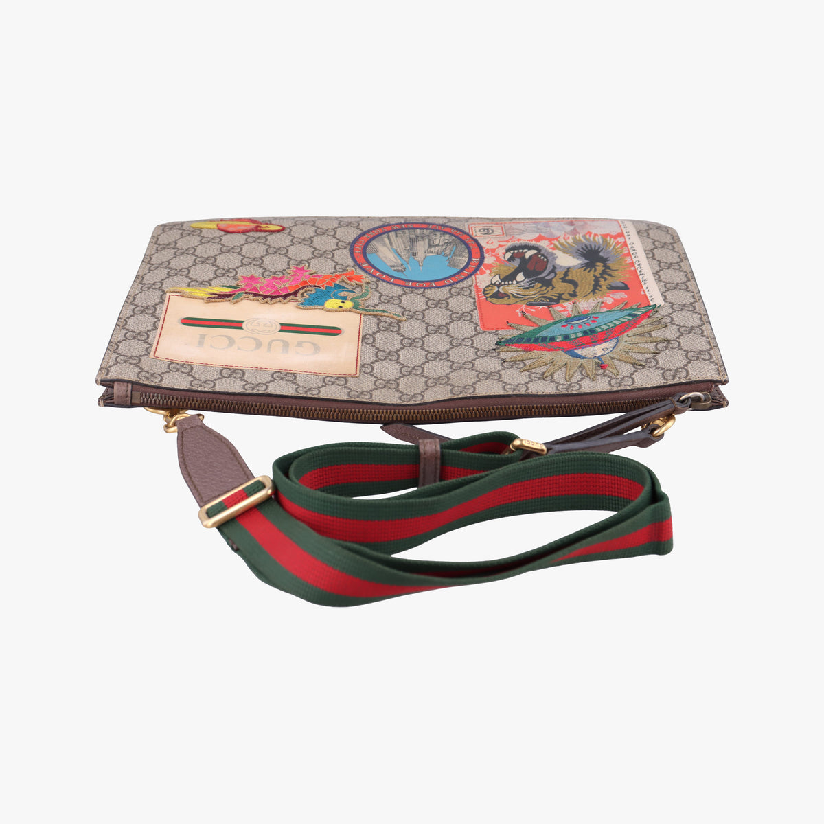 GG Supreme Courier Beige×multi PVC coated canvas 474083 G022171374GGスプリーム クーリエ ベージュ×マルチ PVCコーティングキャンバス 474083 G022171374