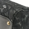 SICILY Black Leather×Crochet 48シシリー ブラック レザー×クロッシェ 48