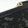 SICILY Black Leather×Crochet 48シシリー ブラック レザー×クロッシェ 48