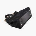 SICILY Black Leather×Crochet 48シシリー ブラック レザー×クロッシェ 48