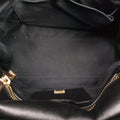SICILY Black Leather×Crochet 48シシリー ブラック レザー×クロッシェ 48
