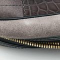 Havane Stamped Trunk BowlerGreySuede× LeatherM95237LM0076ハヴァン スタンプド トランク ボウラーグレースエード × レザーM95237LM0076