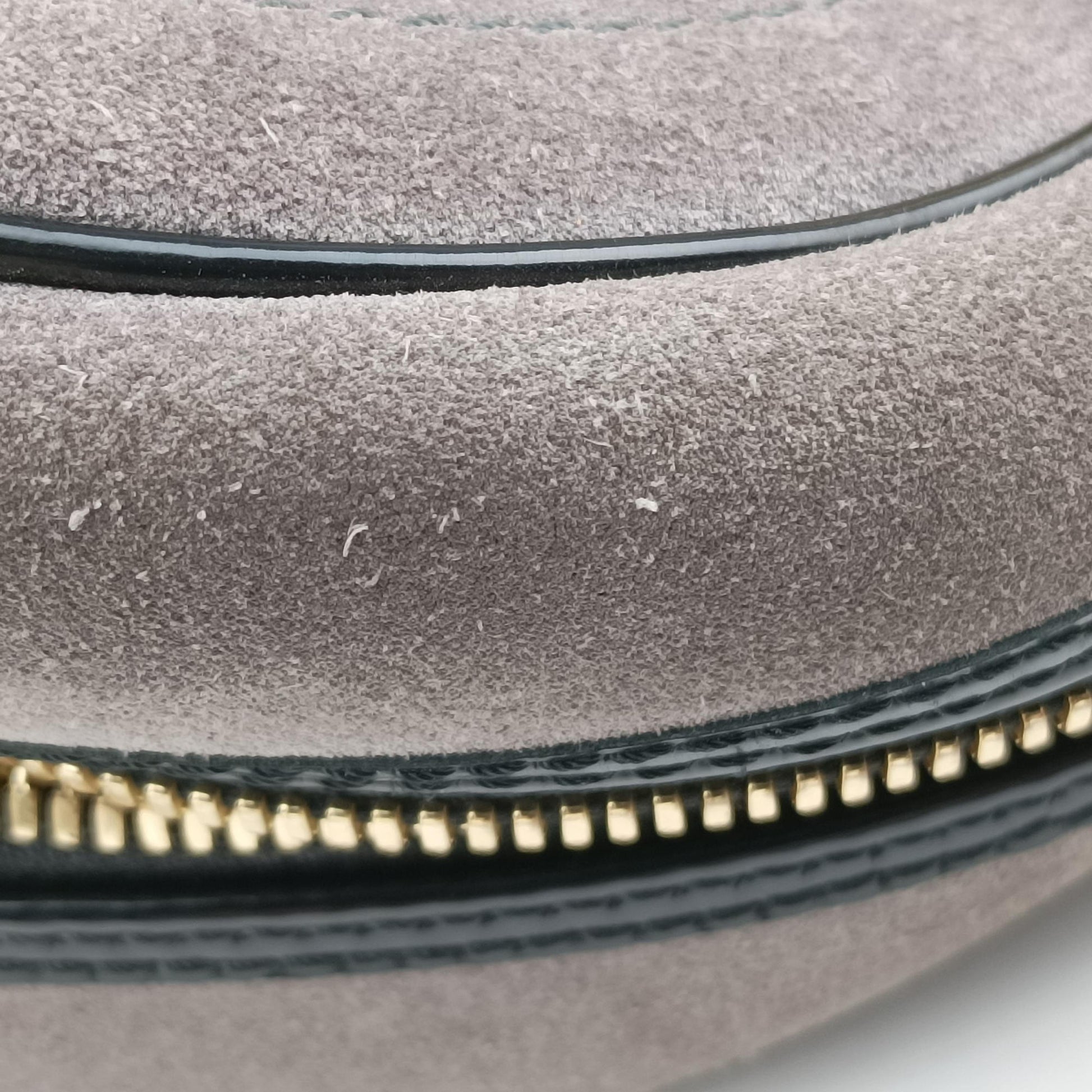 Havane Stamped Trunk BowlerGreySuede× LeatherM95237LM0076ハヴァン スタンプド トランク ボウラーグレースエード × レザーM95237LM0076