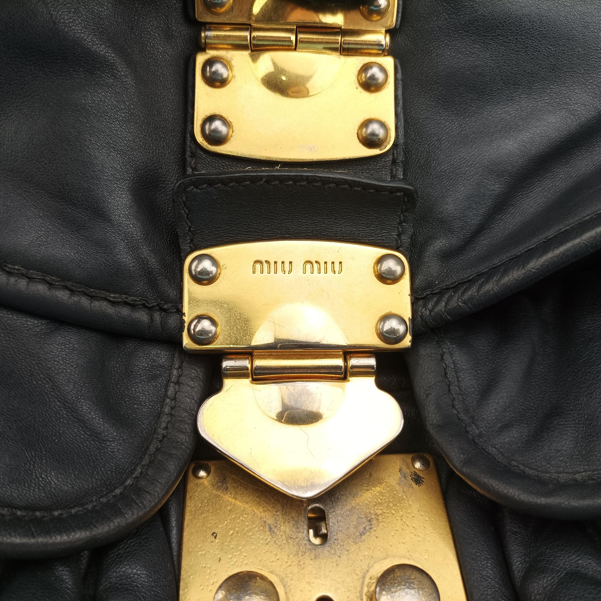 Coffer Matelasse Black Leather 194コッファー マテラッセ ブラック レザー 194