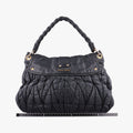 Coffer Matelasse Black Leather 194コッファー マテラッセ ブラック レザー 194