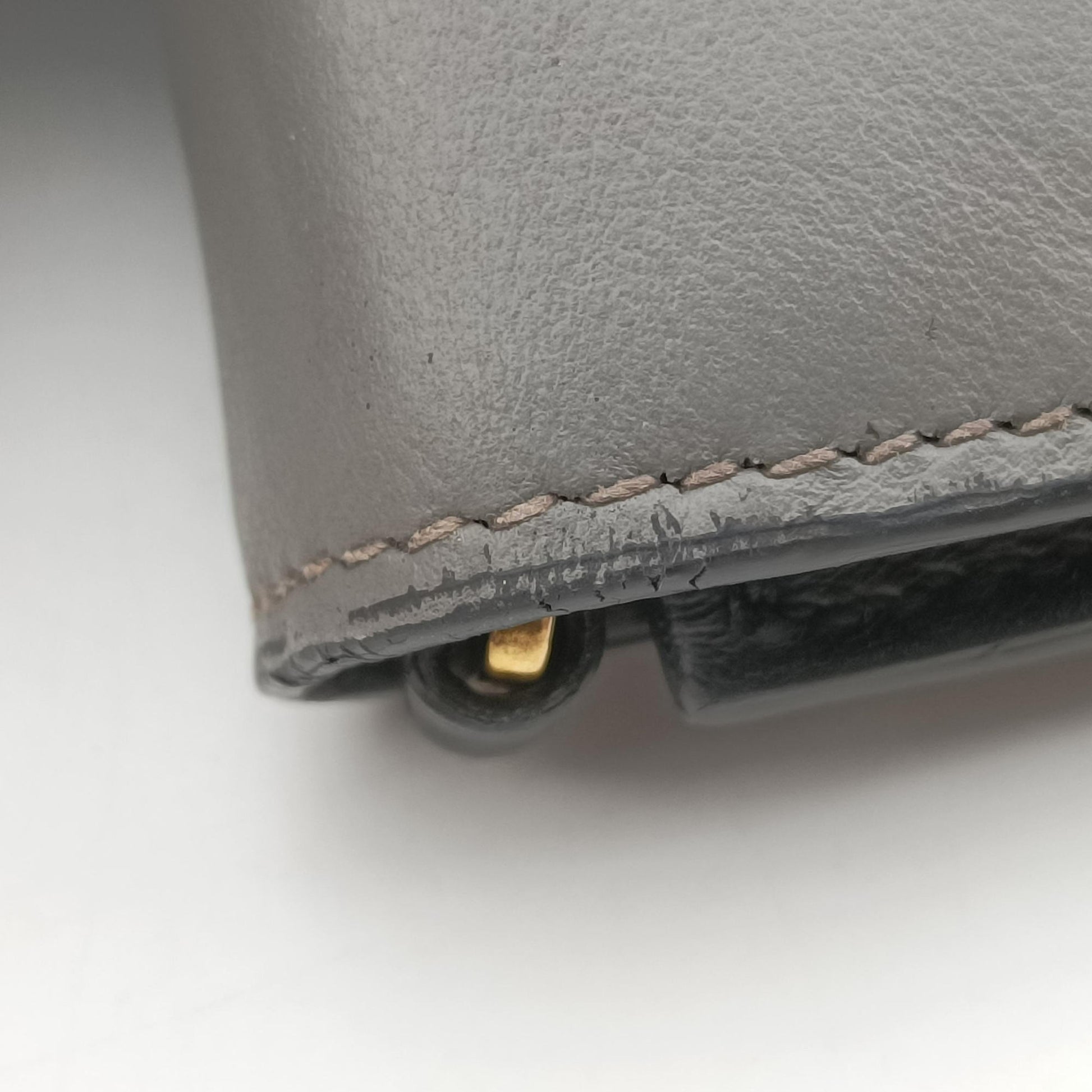 Secondhand Prada Plex Ribbon black×green×grey Leather 1BD067 shoulderbag | stylenewstar