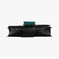 Secondhand Prada Plex Ribbon black×green×grey Leather 1BD067 shoulderbag | stylenewstar