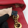 GG Marmont Red Leather 443497 E027566642GGマーモント レッド レザー 443497 E027566642