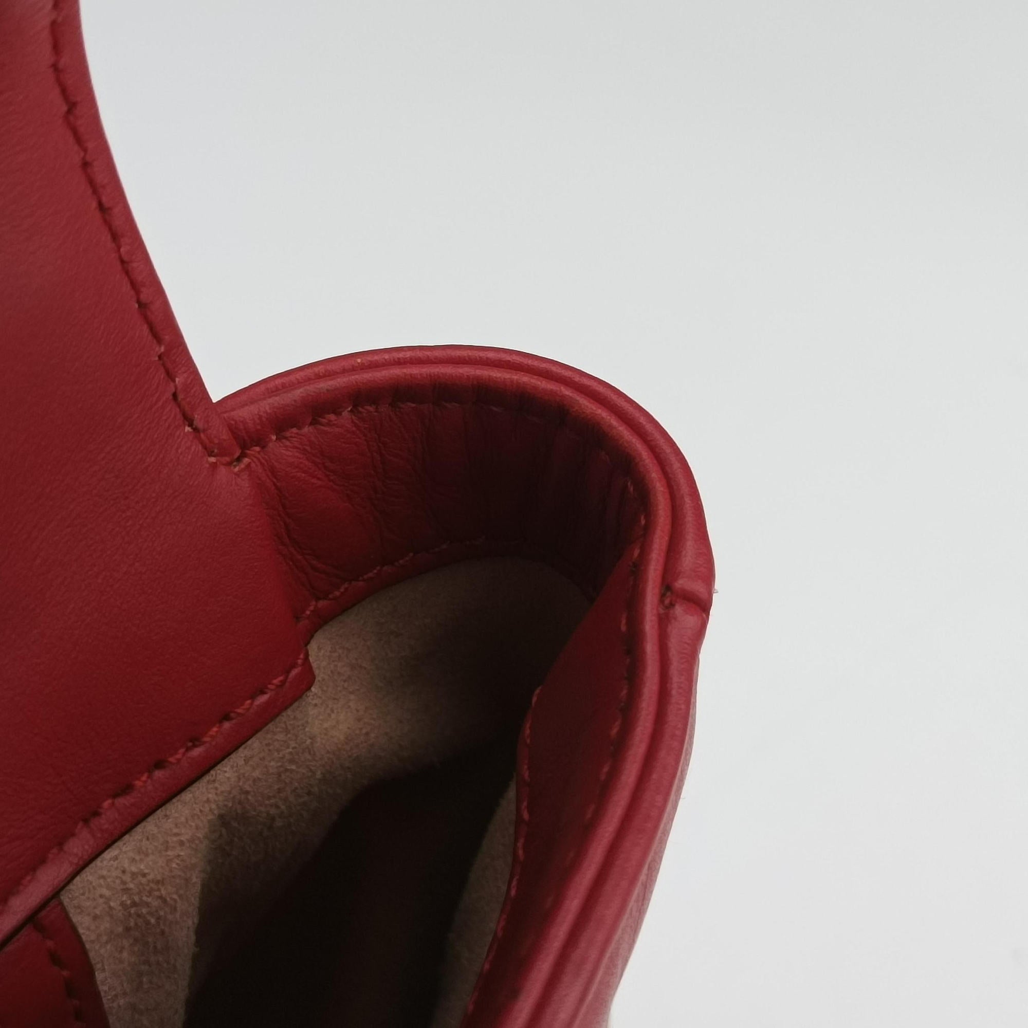 GG Marmont Red Leather 443497 E027566642GGマーモント レッド レザー 443497 E027566642