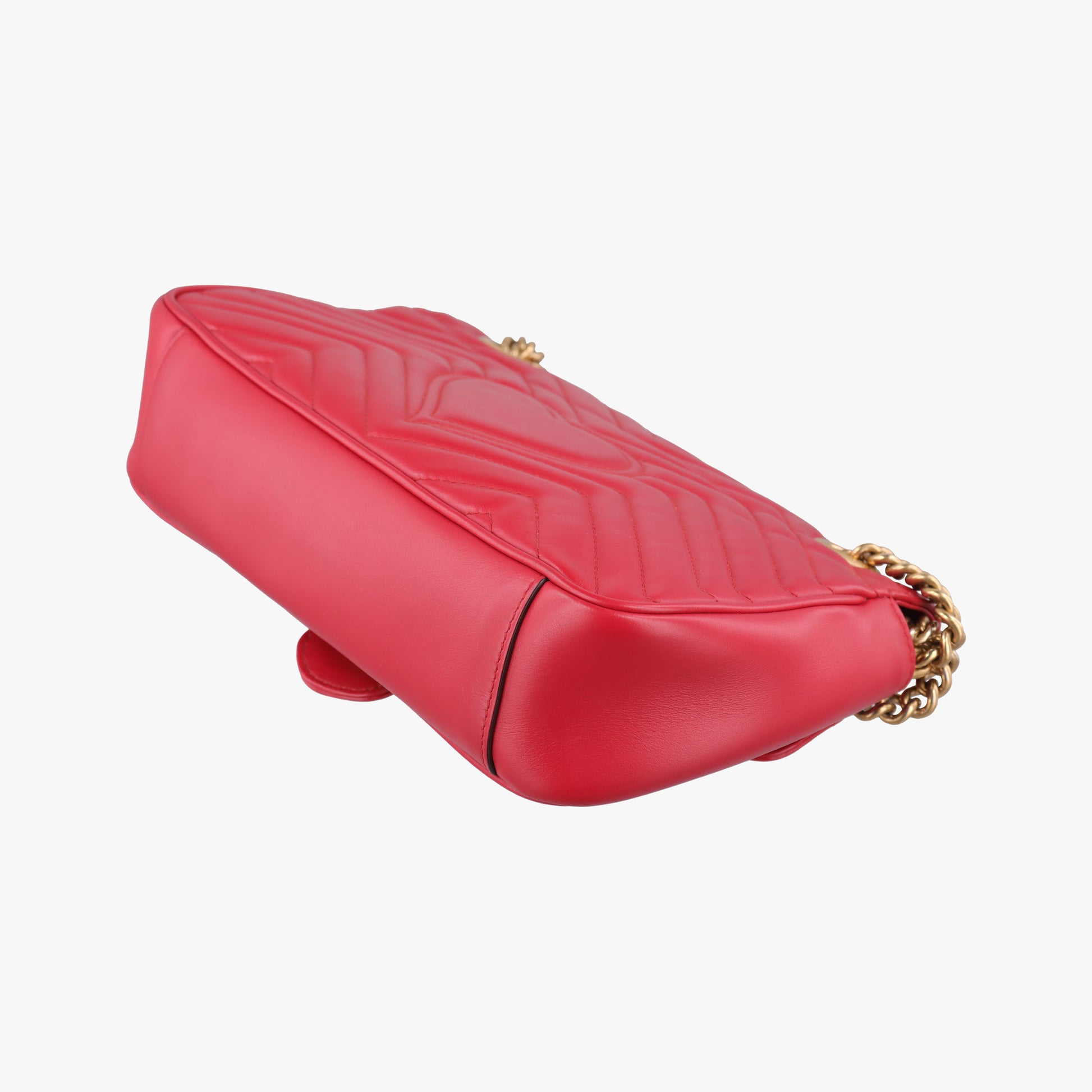 GG Marmont Red Leather 443497 E027566642GGマーモント レッド レザー 443497 E027566642