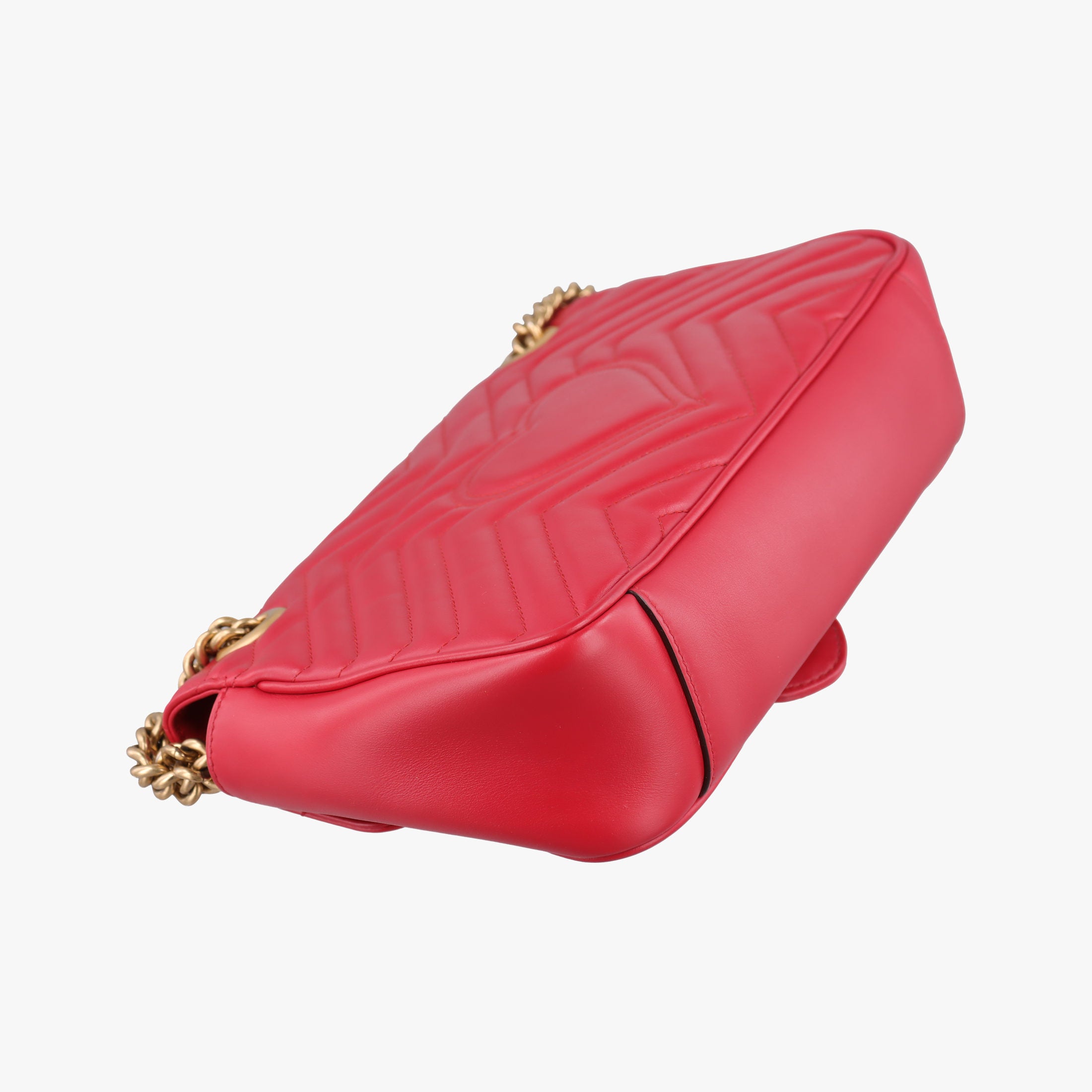 GG Marmont Red Leather 443497 E027566642GGマーモント レッド レザー 443497 E027566642