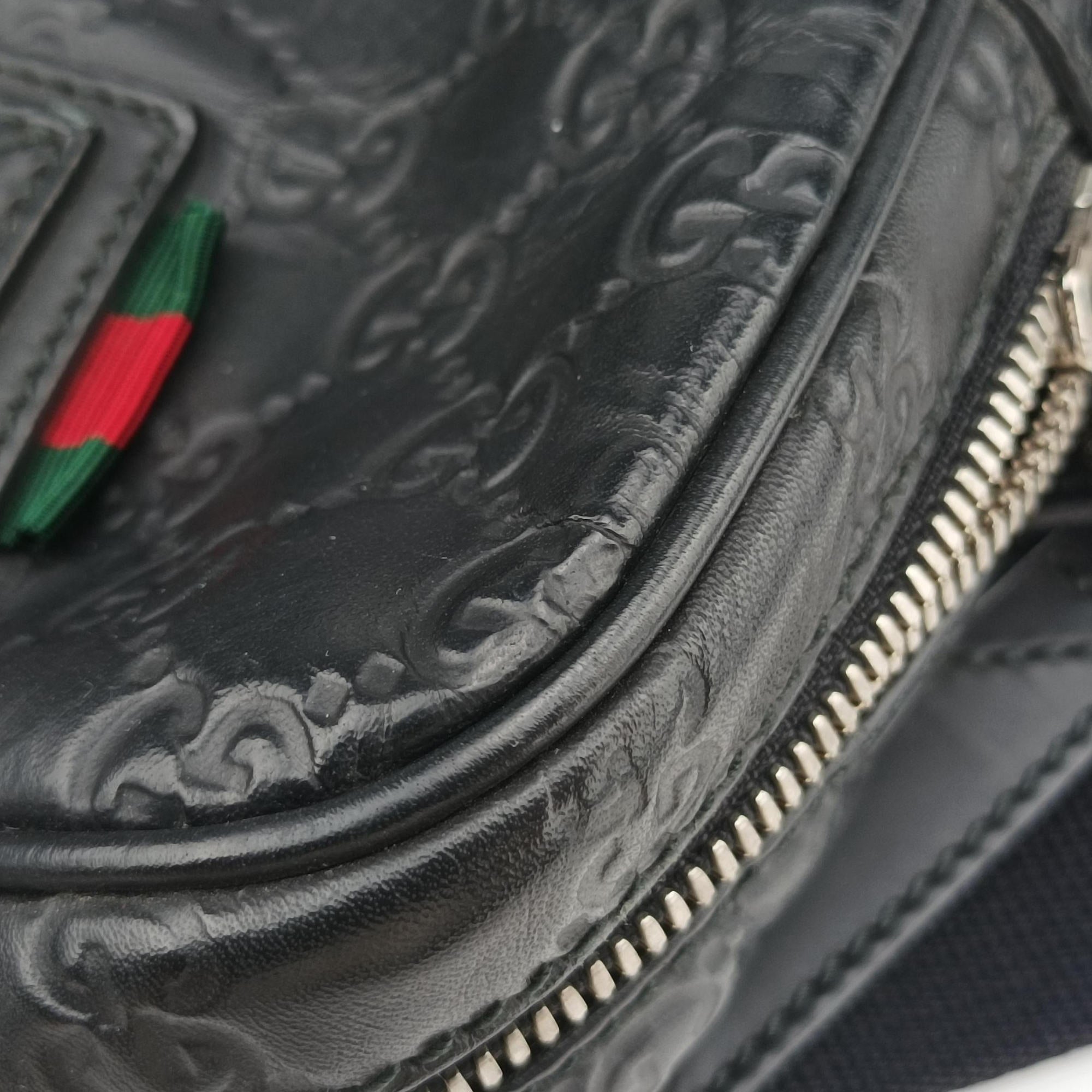 Guccissima Briefcase Business Black Leather 328937 C018699206グッチシマ ブリーフケース ビジネス ブラック レザー 328937 C018699206