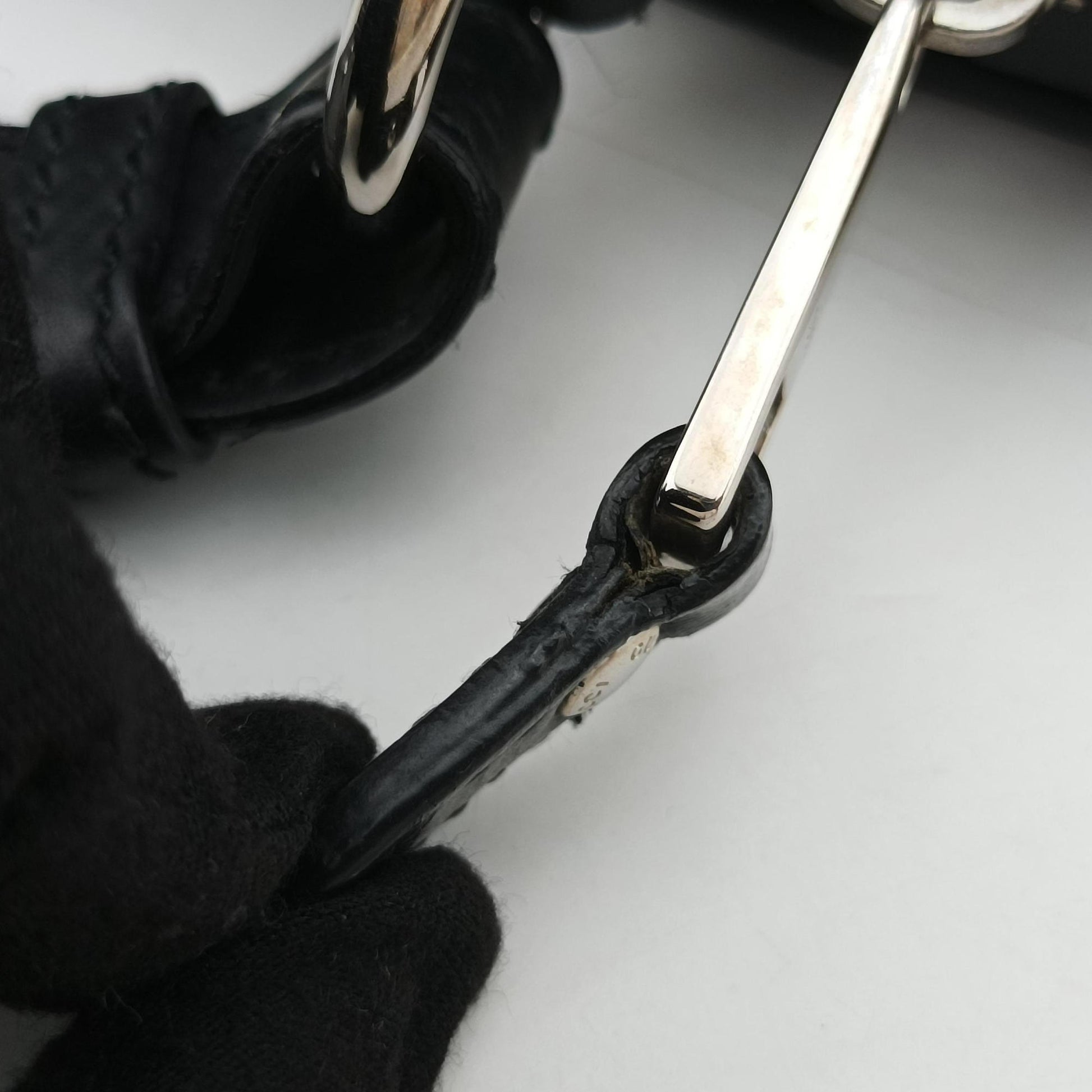 Guccissima Briefcase Business Black Leather 328937 C018699206グッチシマ ブリーフケース ビジネス ブラック レザー 328937 C018699206