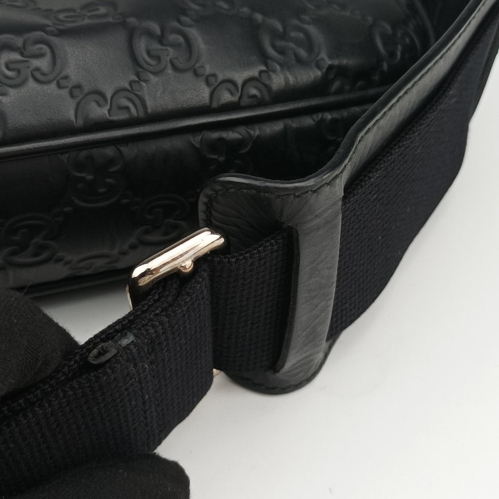 Guccissima Briefcase Business Black Leather 328937 C018699206グッチシマ ブリーフケース ビジネス ブラック レザー 328937 C018699206