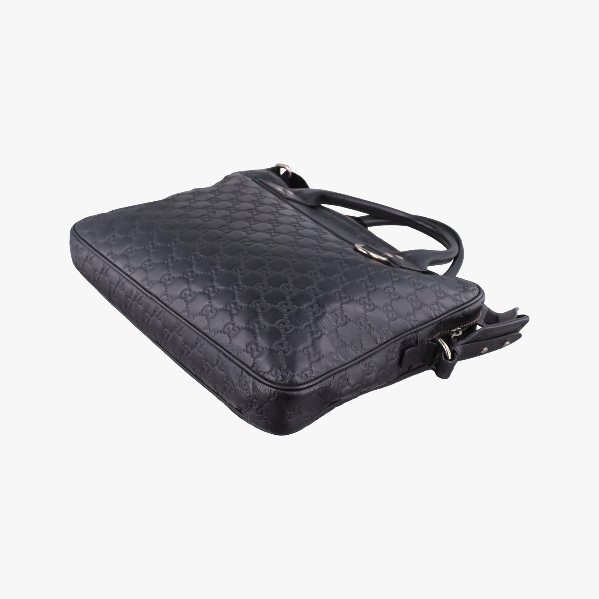 Guccissima Briefcase Business Black Leather 328937 C018699206グッチシマ ブリーフケース ビジネス ブラック レザー 328937 C018699206