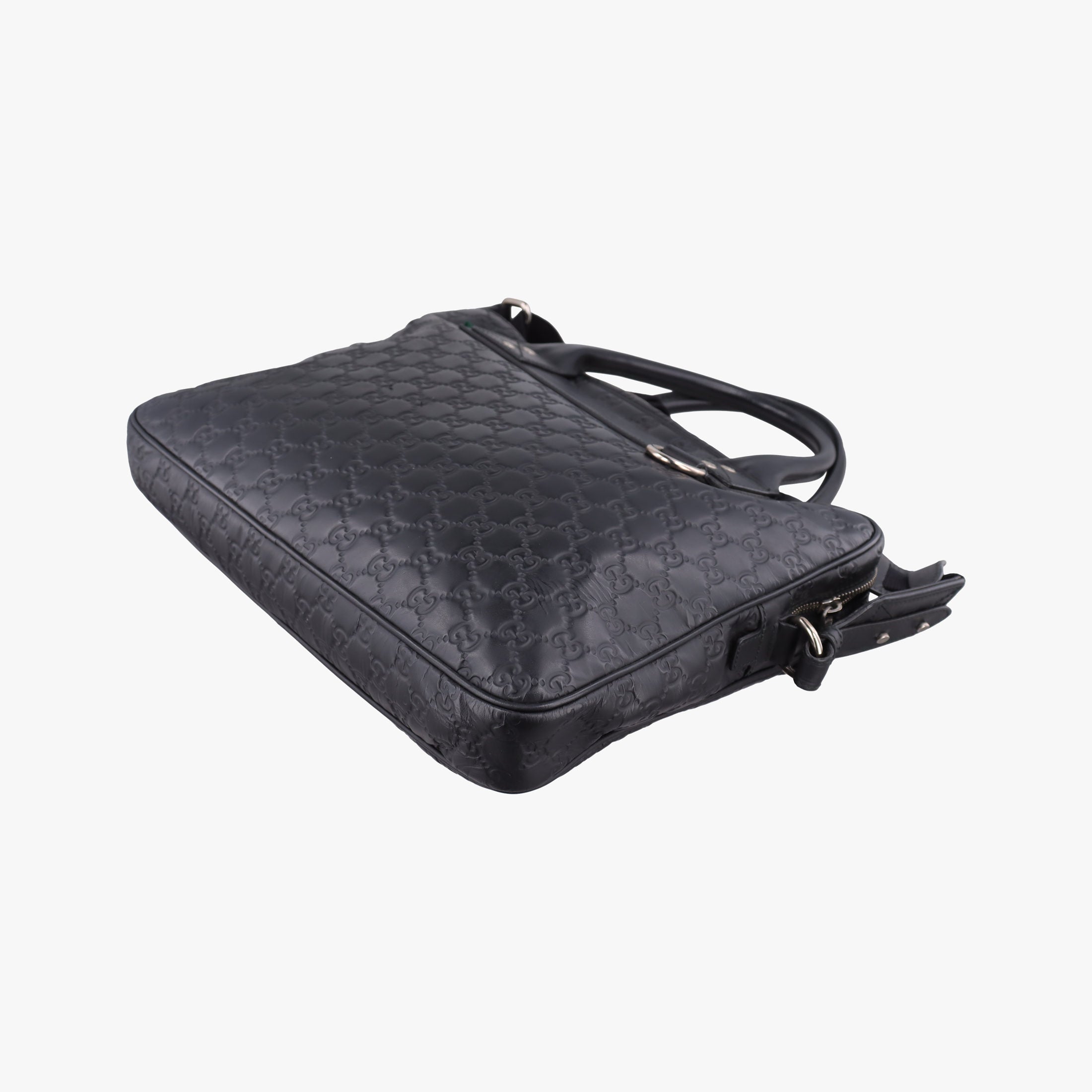 Guccissima Briefcase Business Black Leather 328937 C018699206グッチシマ ブリーフケース ビジネス ブラック レザー 328937 C018699206