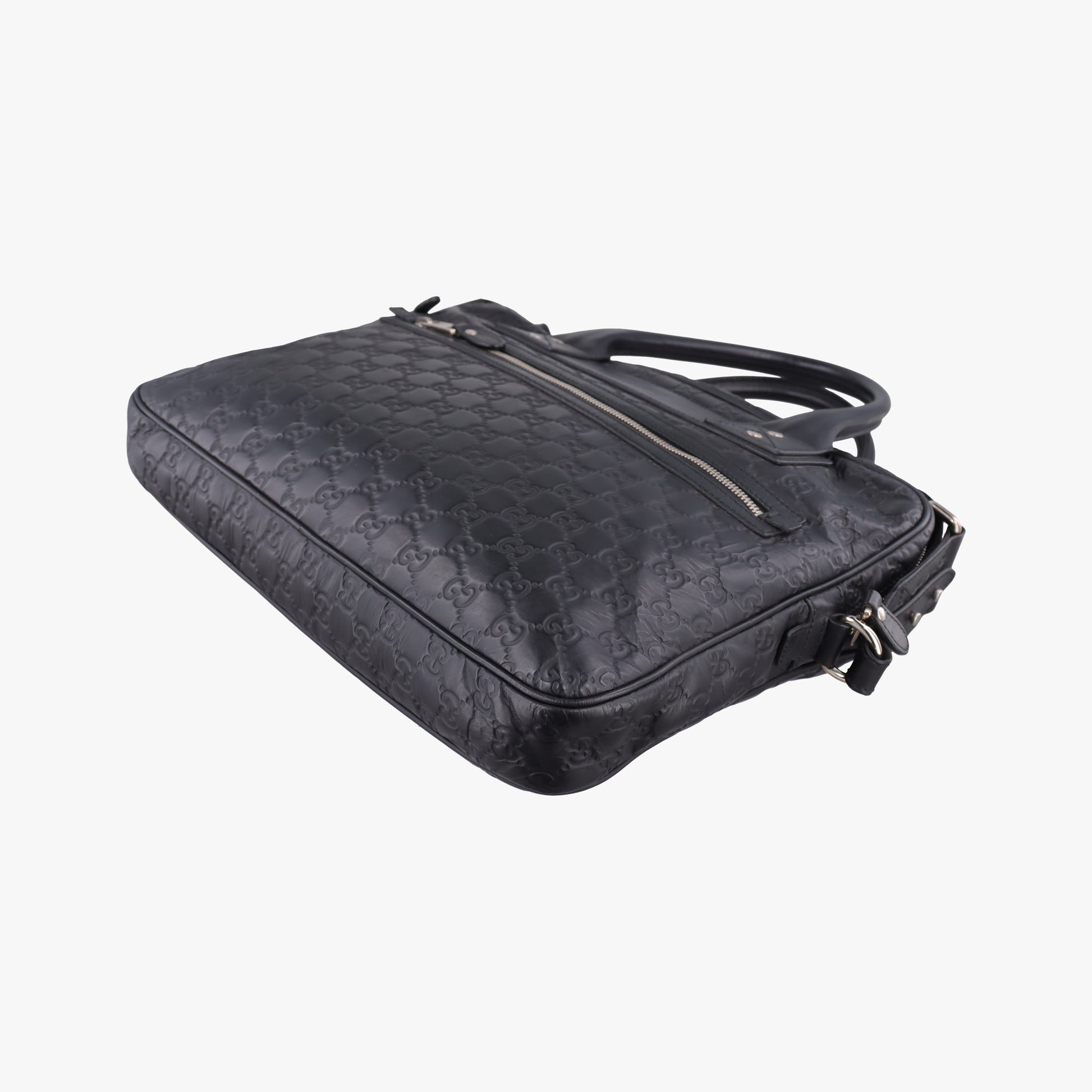Guccissima Briefcase Business Black Leather 328937 C018699206グッチシマ ブリーフケース ビジネス ブラック レザー 328937 C018699206