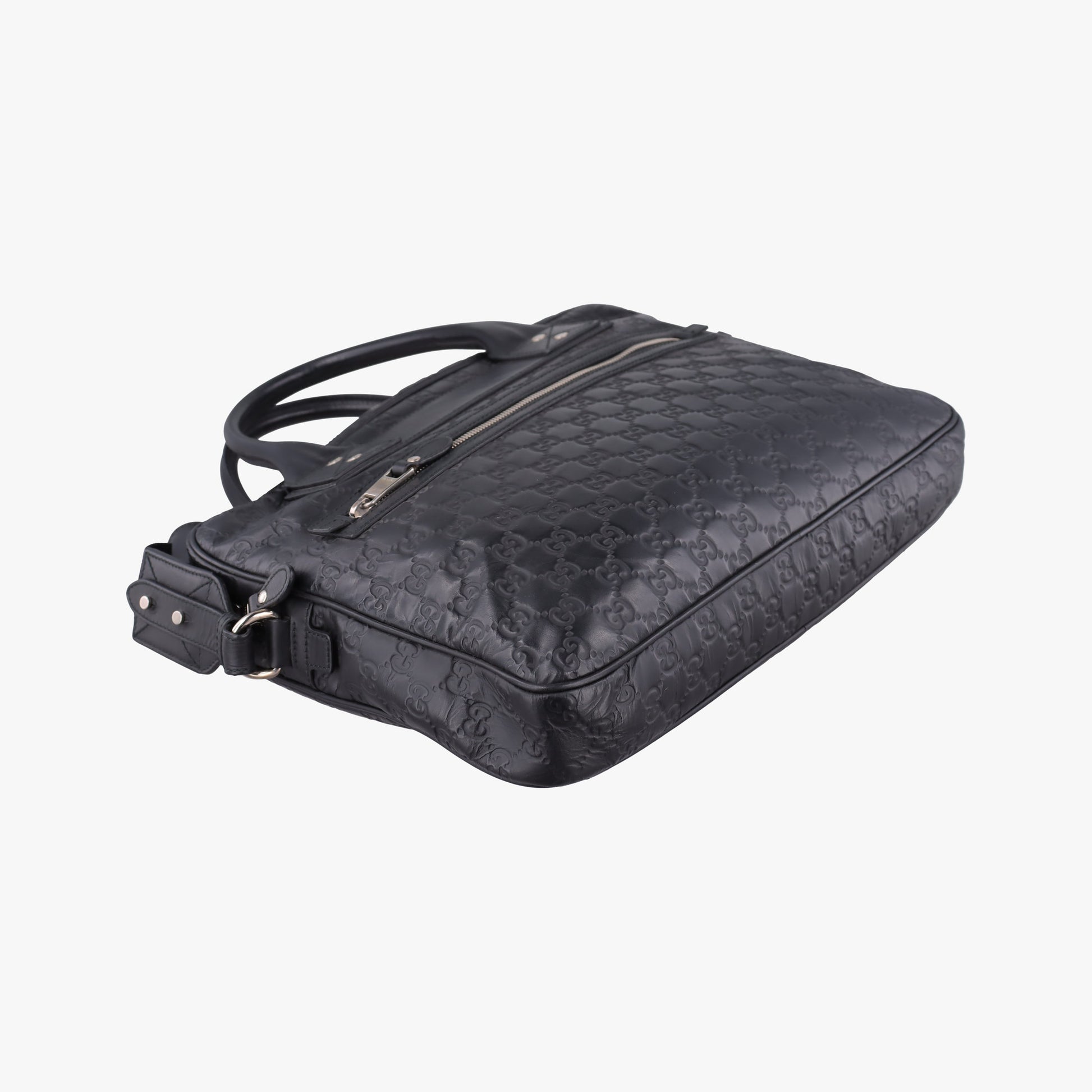 Guccissima Briefcase Business Black Leather 328937 C018699206グッチシマ ブリーフケース ビジネス ブラック レザー 328937 C018699206