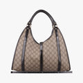 New Jackie Brown PVC coated canvas × leather 203494 F2661161ニュージャッキー ブラウン PVCコーティングキャンバス×レザー 203494 F2661161
