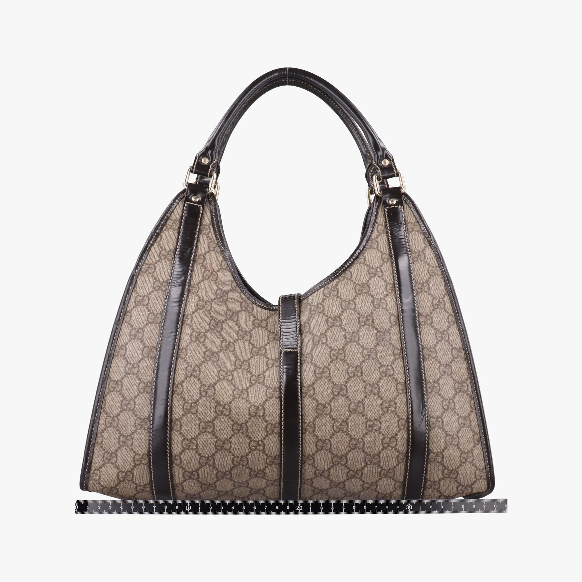 New Jackie Brown PVC coated canvas × leather 203494 F2661161ニュージャッキー ブラウン PVCコーティングキャンバス×レザー 203494 F2661161