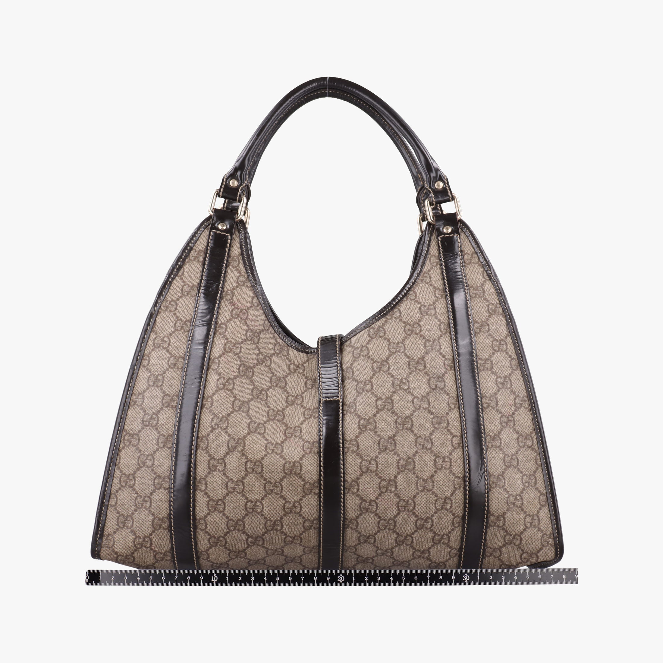 New Jackie Brown PVC coated canvas × leather 203494 F2661161ニュージャッキー ブラウン PVCコーティングキャンバス×レザー 203494 F2661161