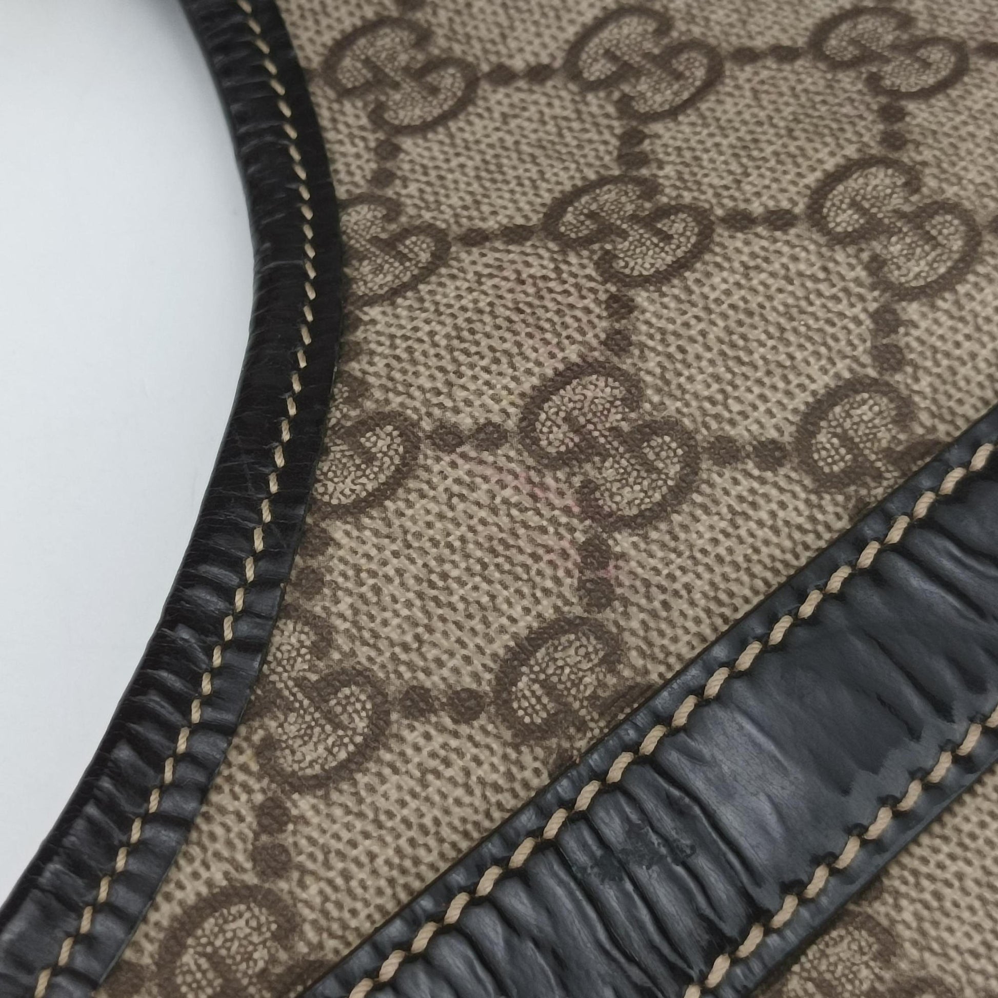 New Jackie Brown PVC coated canvas × leather 203494 F2661161ニュージャッキー ブラウン PVCコーティングキャンバス×レザー 203494 F2661161
