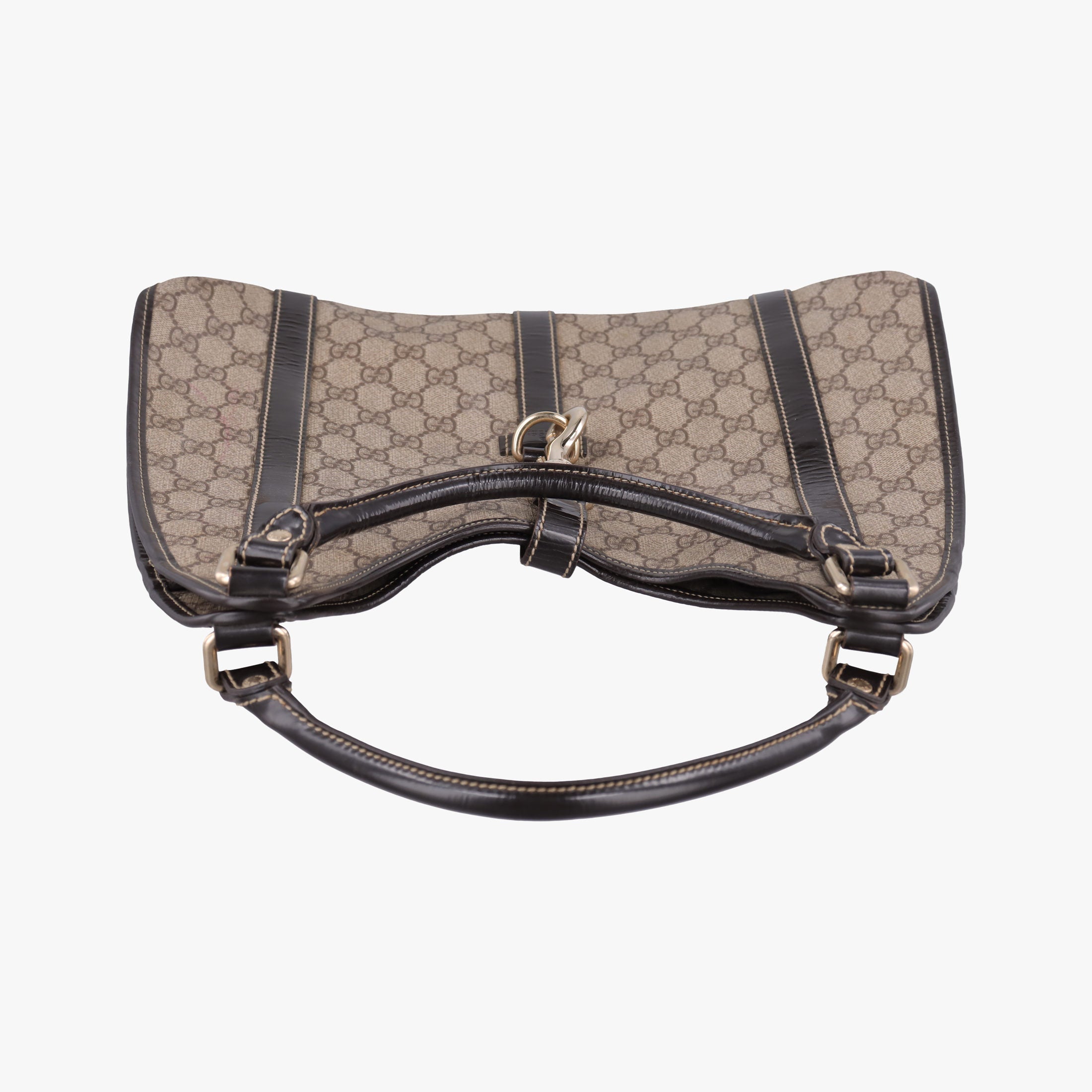 New Jackie Brown PVC coated canvas × leather 203494 F2661161ニュージャッキー ブラウン PVCコーティングキャンバス×レザー 203494 F2661161